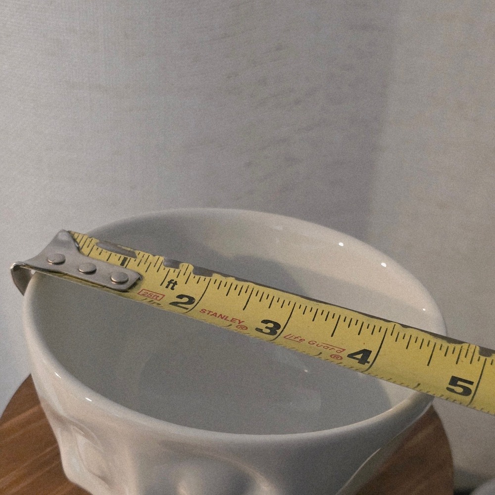 Tassen 58 Products‎ 3D Happy Grinning Face Bowls White Porcelain Cereal Soup - Picture 5 of 6